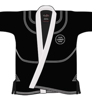 PREMIUM CUSTOM BLACK BRAZILIAN JIU-JITSU GI with FREE BELT & BAG - Image 3