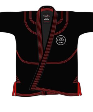 CUSTOM BLACK BRAZILIAN JIU JITSU GI with FREE BELT & BAG - Image 3