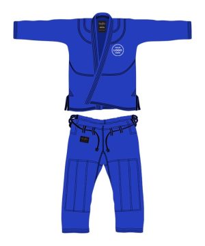 Peronalized Blue BJJ Gi