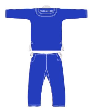 EXCLUSIVE BLUE CUSTOM JIU-JITSU GI with FREE BELT & BAG - Image 4