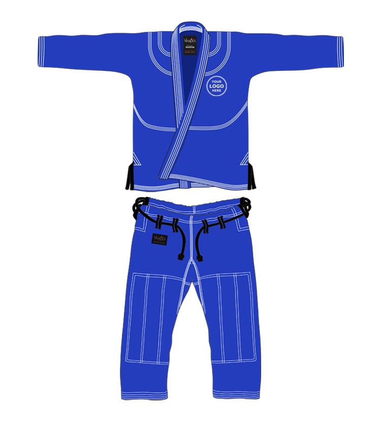 Blue White BJJ Gi