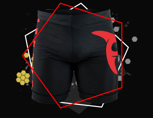 custom compression shorts