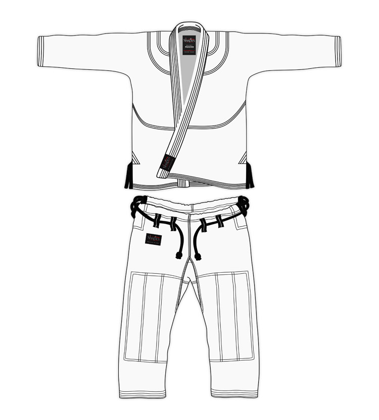 Full Personalized Custom BJJ Gi with custom design options and special or large sizes from Shapes Fightwear