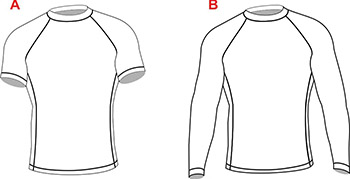 Custom Rash sleeve style