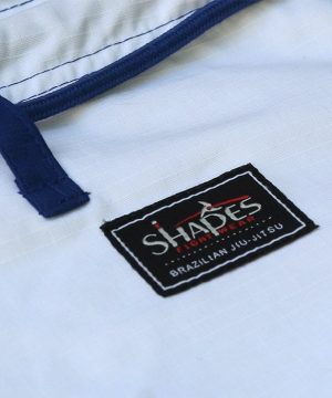 White Blue BJJ Pants