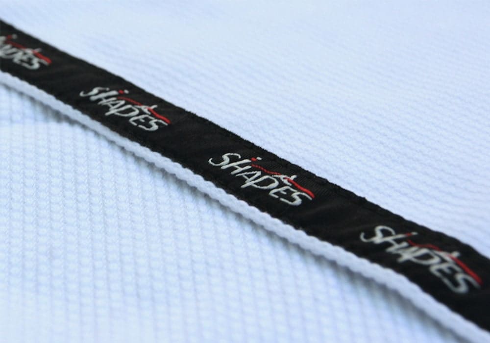 White Gi pearl weave