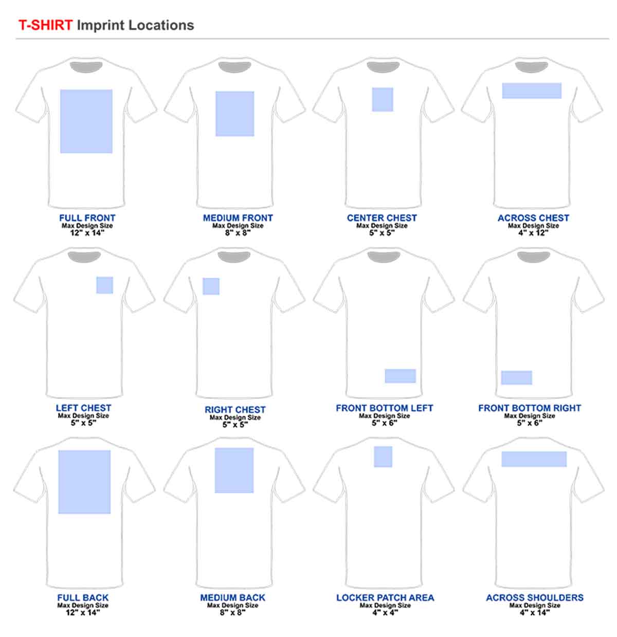 T shirt design location