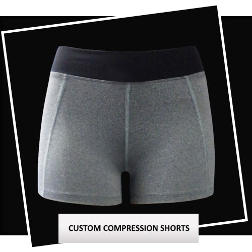 custom compression shorts