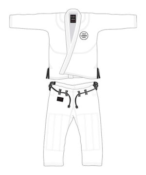 PREMIUM WHITE CUSTOM BJJ GI