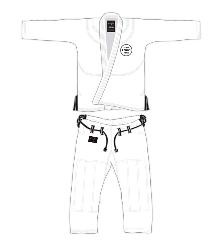 PREMIUM WHITE CUSTOM BJJ GI