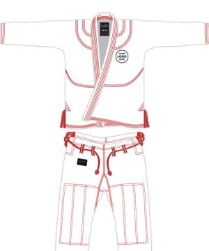 WHITE CUSTOM JIUJITSU GI