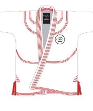 EXCLUSIVE WHITE CUSTOM JIUJITSU GI ( BJJ GI ) with FREE BELT & BAG - Image 3
