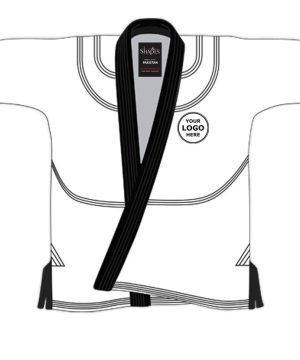 EXCLUSIVE WHITE CUSTOMIZED BJJ GI with FREE BELT & BAG - Image 3