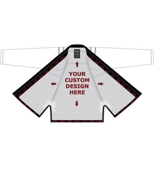 EXCLUSIVE WHITE CUSTOMIZED BJJ GI with FREE BELT & BAG - Image 5