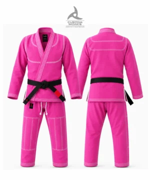 Full Personalized Blue Custom BJJ Gi with custom design options and special or large sizes from Shapes Fightwear