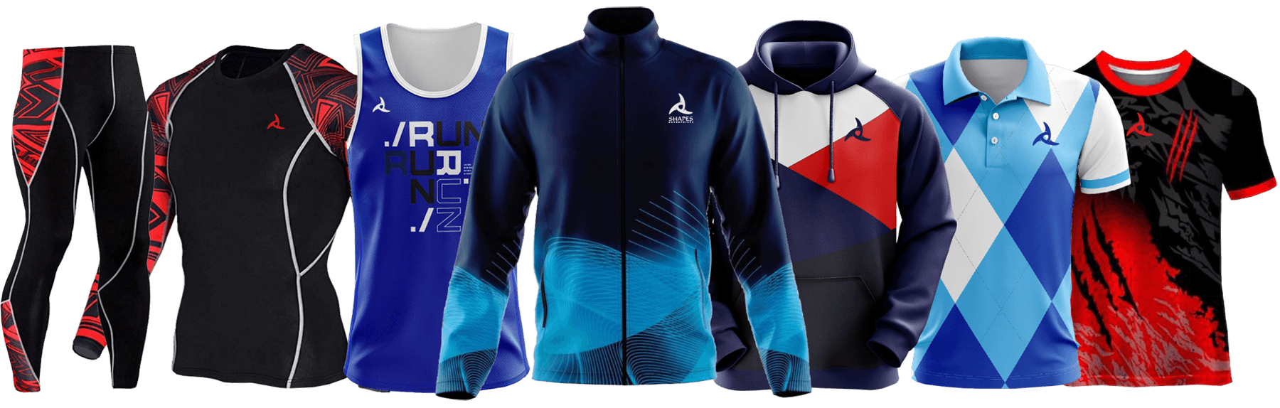 Custom Apparel including Hoodies, T-Shirts, Compression Wear and Outdoor Workwear